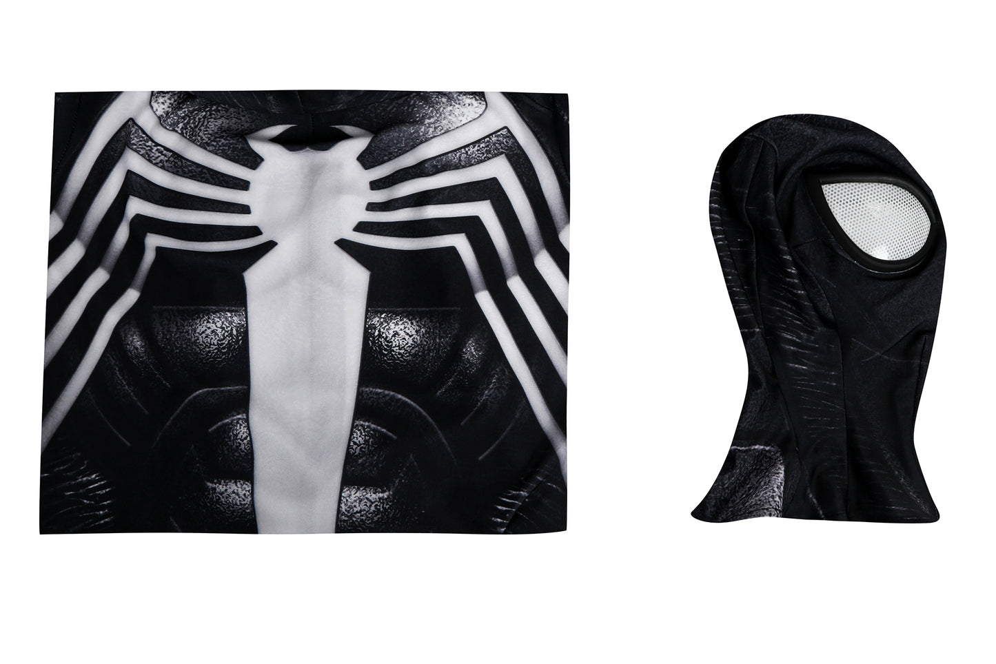 Cosplay Black Spider Suit,Wearable Movie Prop Replica 3D Rubber Web Movie Prop Replica(wearable)