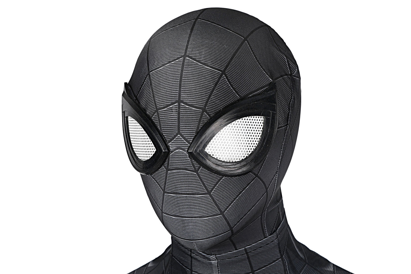 Cosplay Symbiote Black Spider Suit,Miles Morales 3D Rubber Web Movie Prop Replica(wearable)