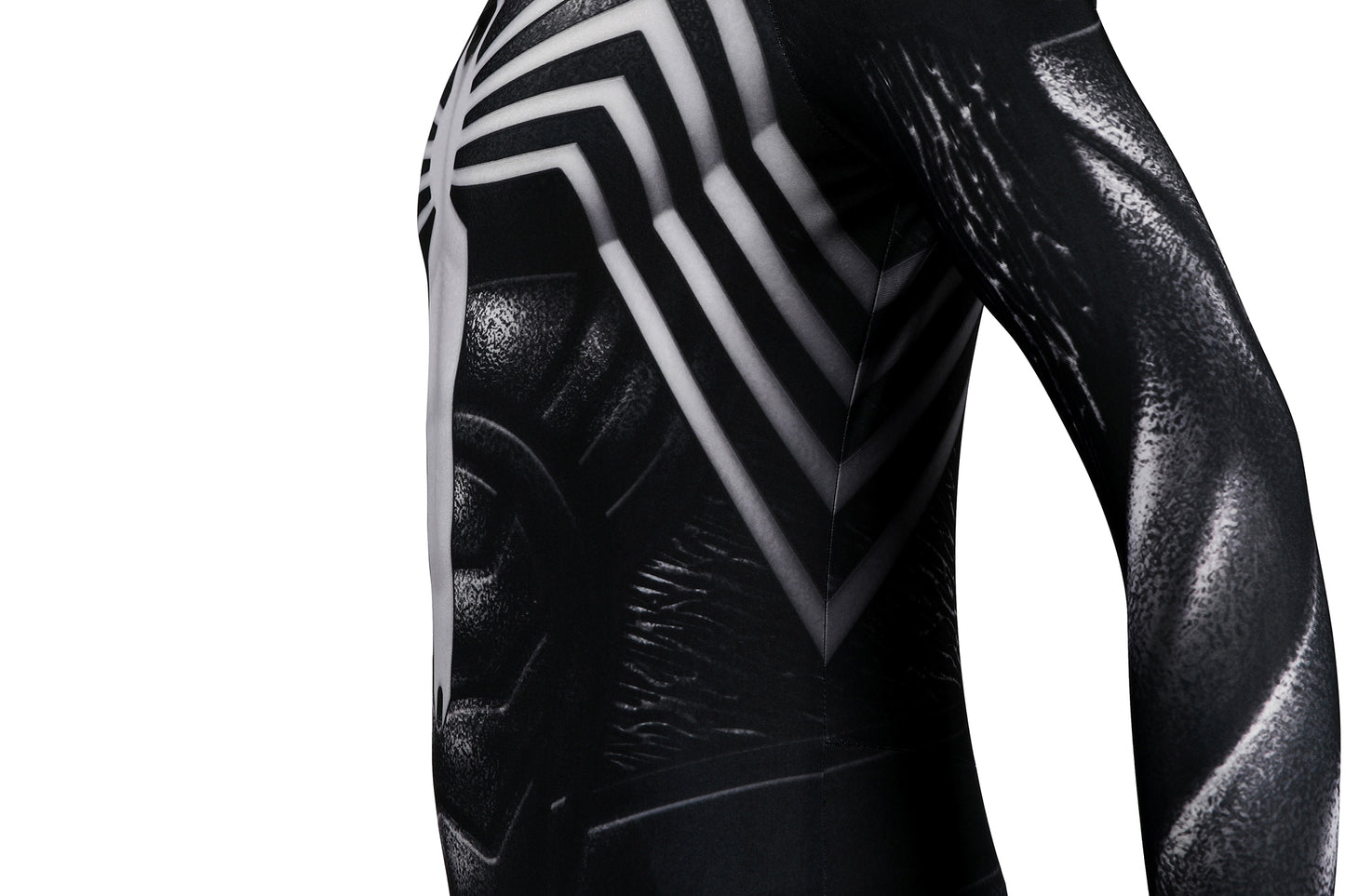 Cosplay Black Spider Suit,Wearable Movie Prop Replica 3D Rubber Web Movie Prop Replica(wearable)
