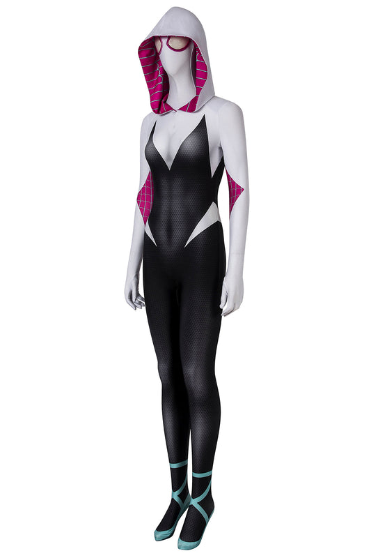 Spider-Gwen Suit Cosplay 3D Rubber Web Movie Prop Replica(wearable)