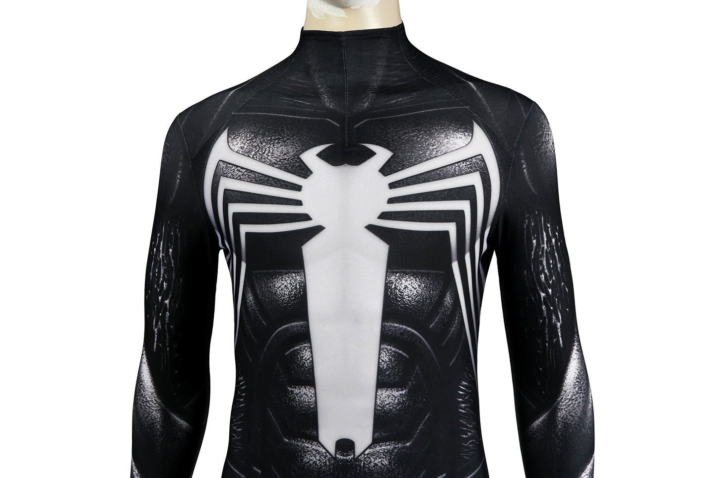 Cosplay Black Spider Suit,Wearable Movie Prop Replica 3D Rubber Web Movie Prop Replica(wearable)