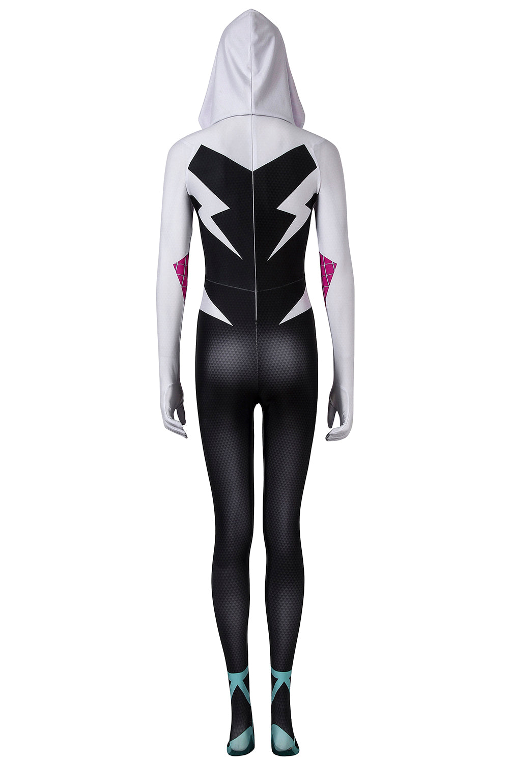 Spider-Gwen Suit Cosplay 3D Rubber Web Movie Prop Replica(wearable)