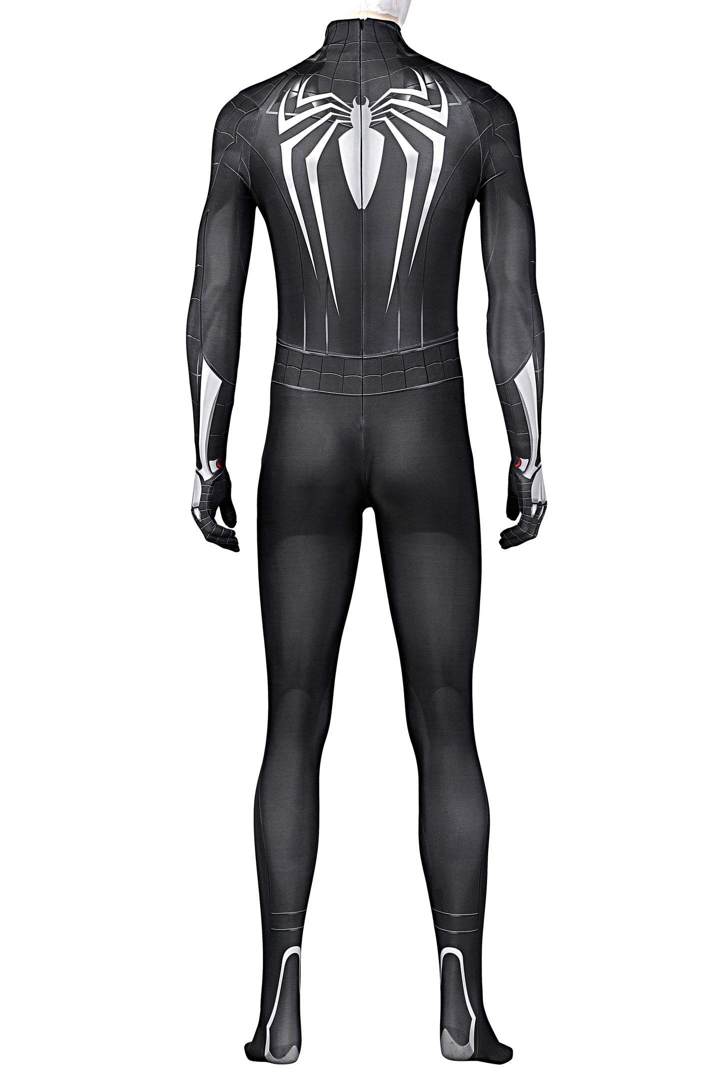 Cosplay Symbiote Black Spider Suit,Miles Morales 3D Rubber Web Movie Prop Replica(wearable)