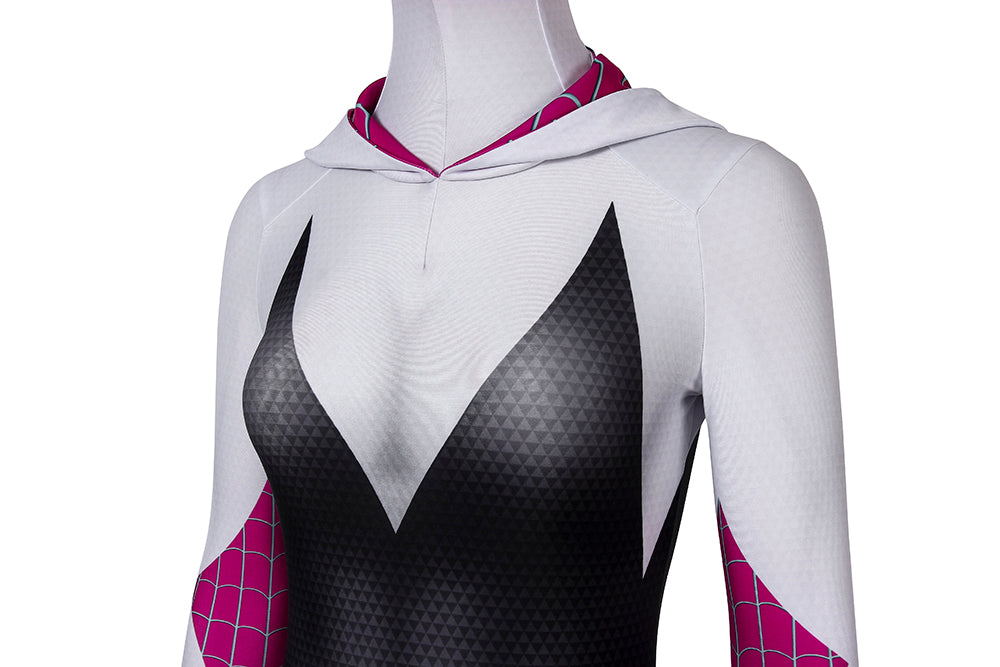 Spider-Gwen Suit Cosplay 3D Rubber Web Movie Prop Replica(wearable)