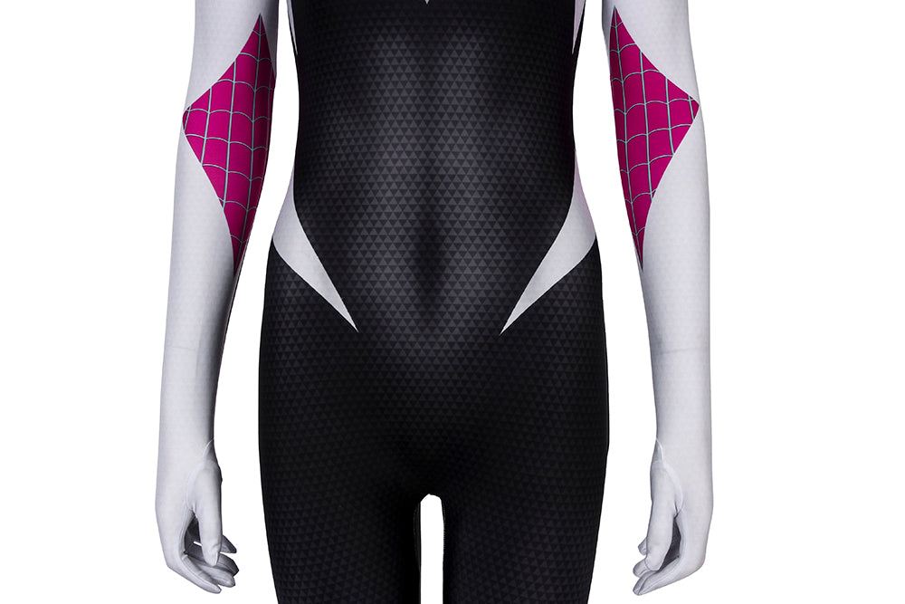 Spider-Gwen Suit Cosplay 3D Rubber Web Movie Prop Replica(wearable)