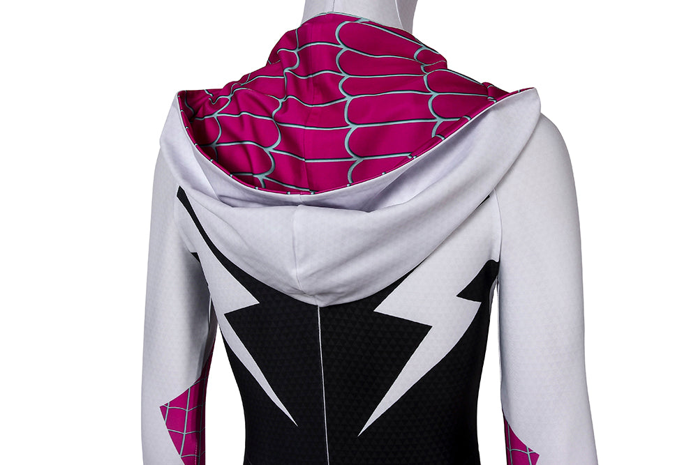 Spider-Gwen Suit Cosplay 3D Rubber Web Movie Prop Replica(wearable)