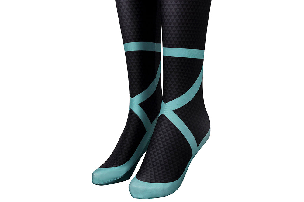 Spider-Gwen Suit Cosplay 3D Rubber Web Movie Prop Replica(wearable)