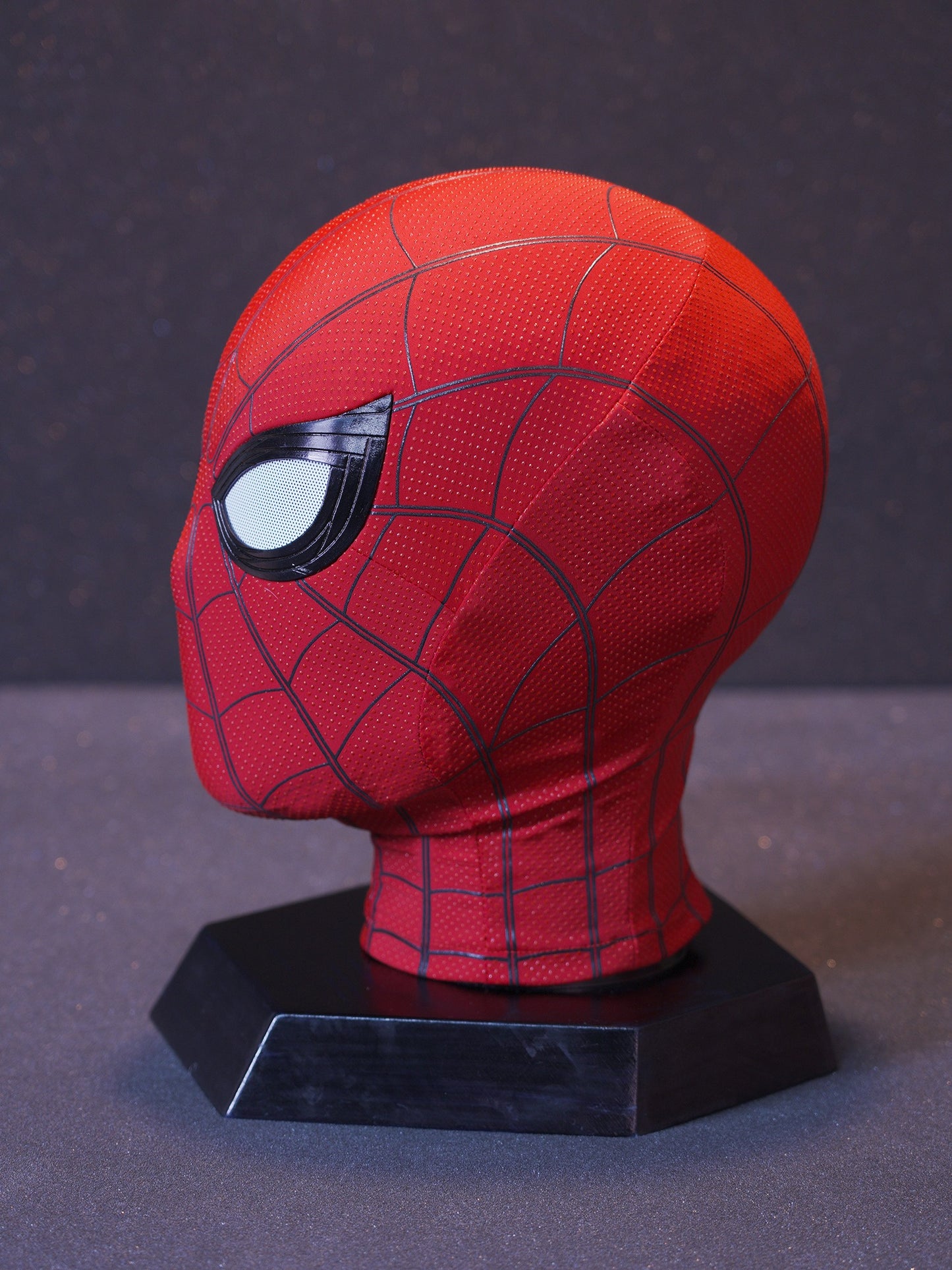 Black & Red Classic Spider Mask Cosplay Costume Wearable Movie Prop Replica