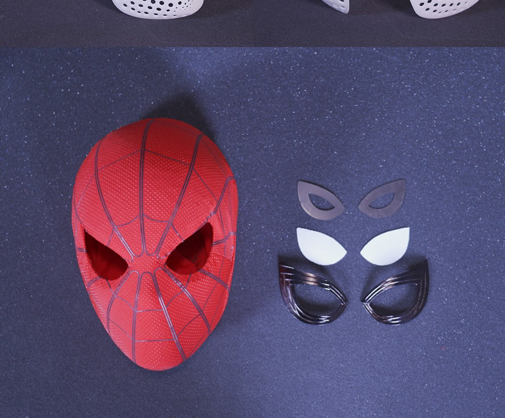 Black & Red Classic Spider Mask Cosplay Costume Wearable Movie Prop Replica