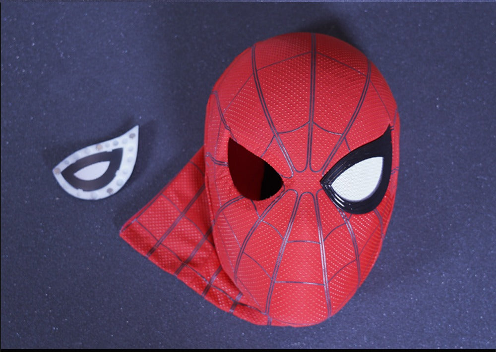 Black & Red Classic Spider Mask Cosplay Costume Wearable Movie Prop Replica