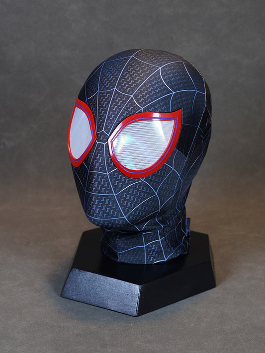 Onyx Black Spider Mask Cosplay Costume Wearable Movie Prop Replica