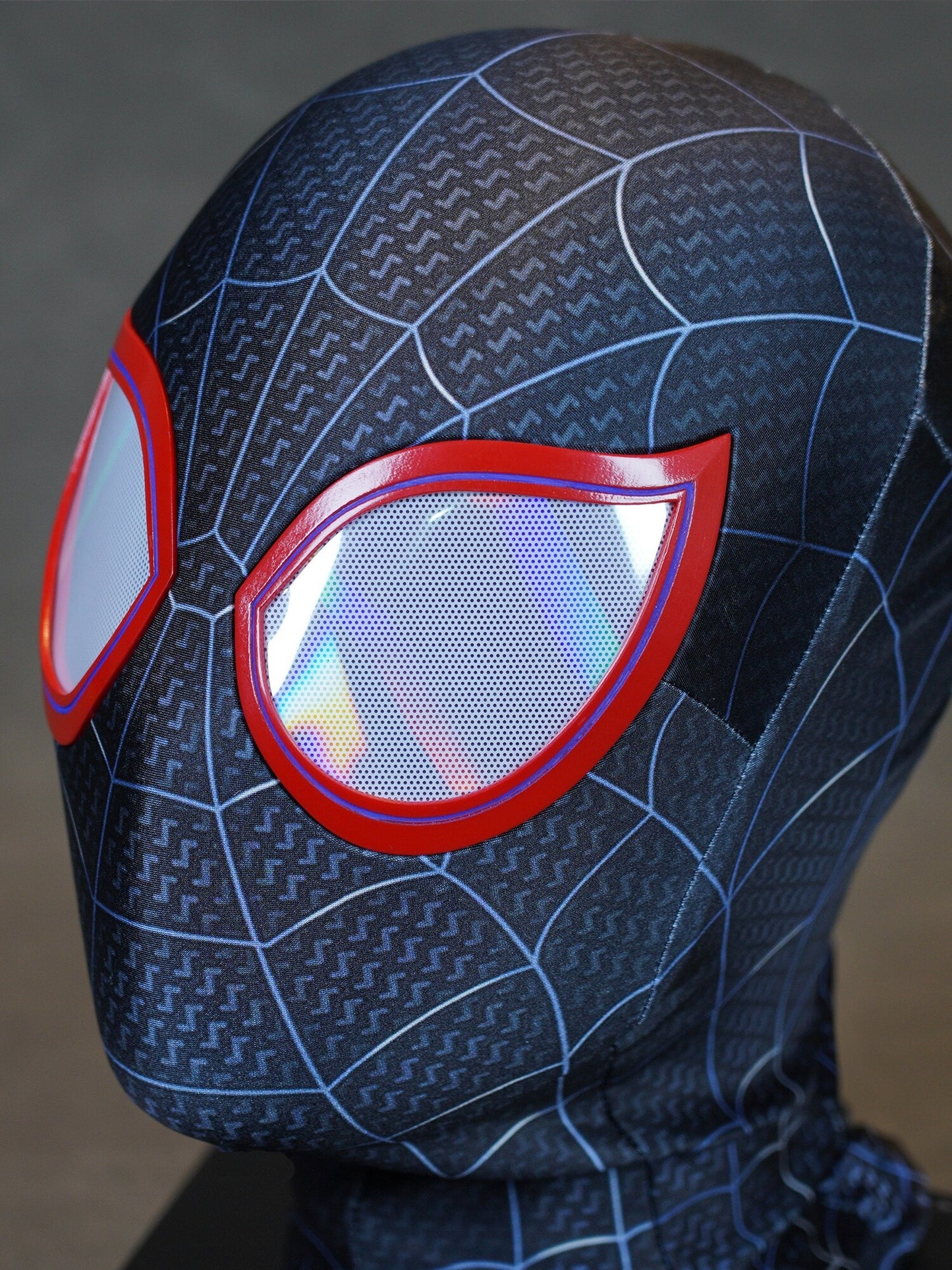 Onyx Black Spider Mask Cosplay Costume Wearable Movie Prop Replica