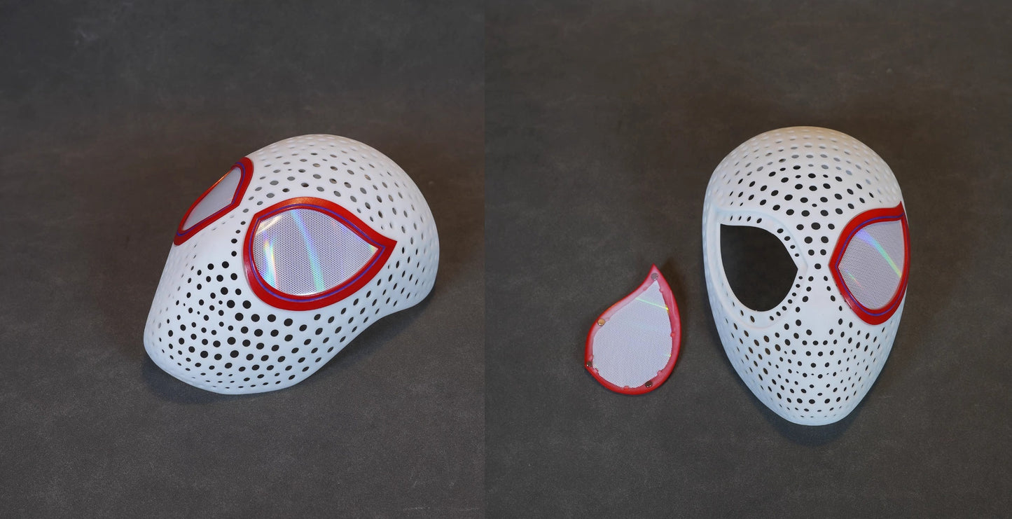 Onyx Black Spider Mask Cosplay Costume Wearable Movie Prop Replica