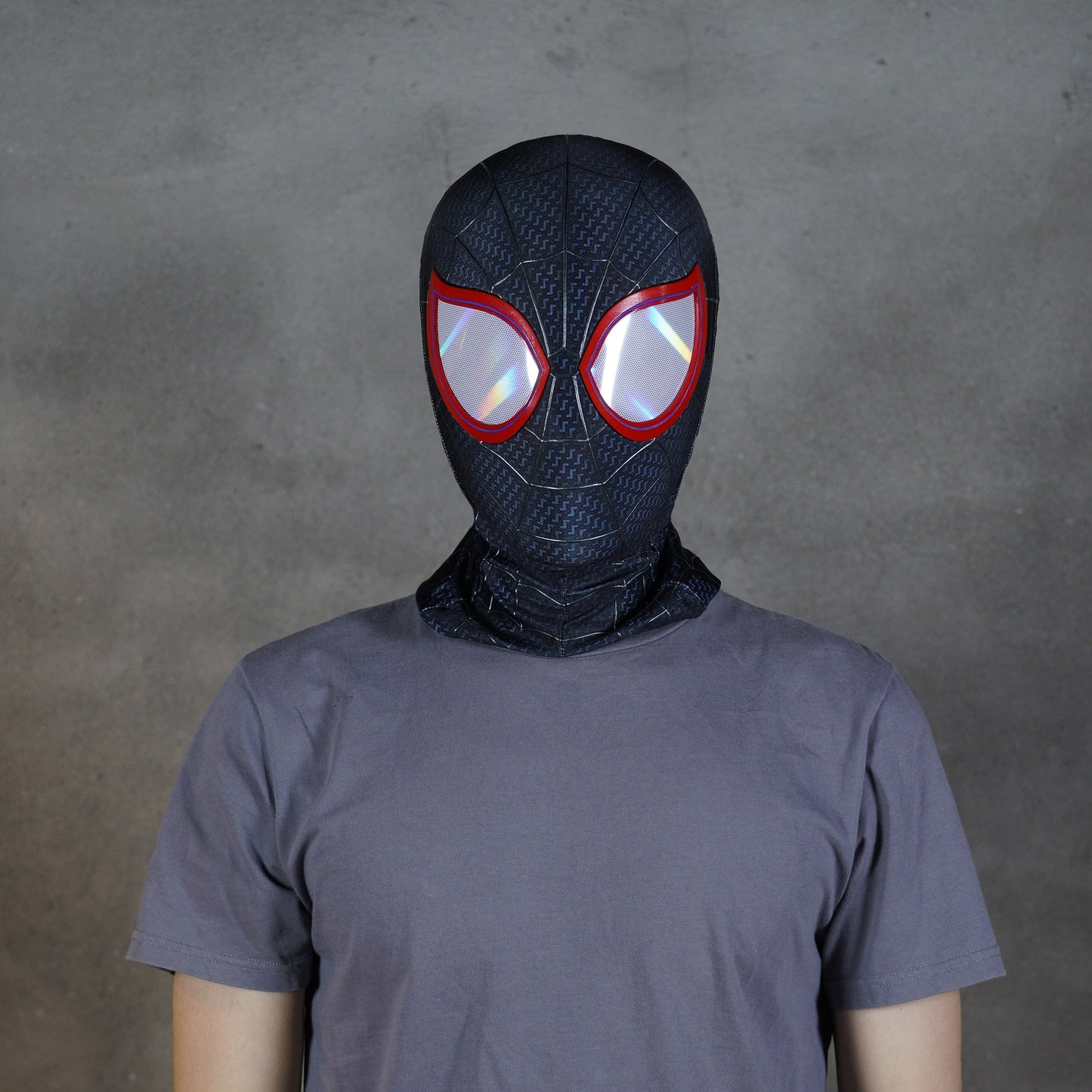 Onyx Black Spider Mask Cosplay Costume Wearable Movie Prop Replica