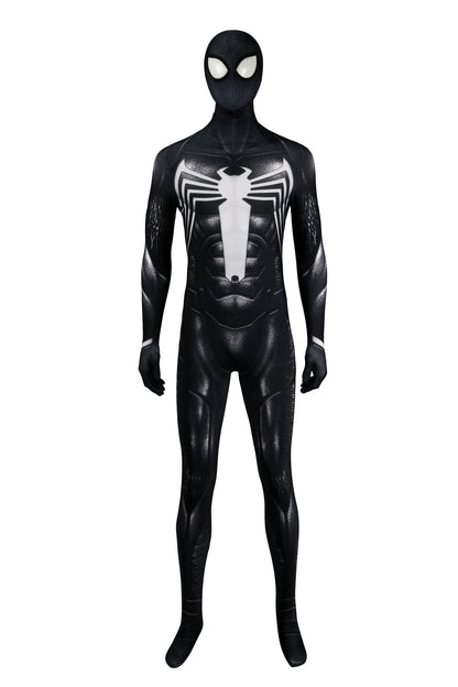 Cosplay Black Spider Suit,Wearable Movie Prop Replica 3D Rubber Web Movie Prop Replica(wearable)