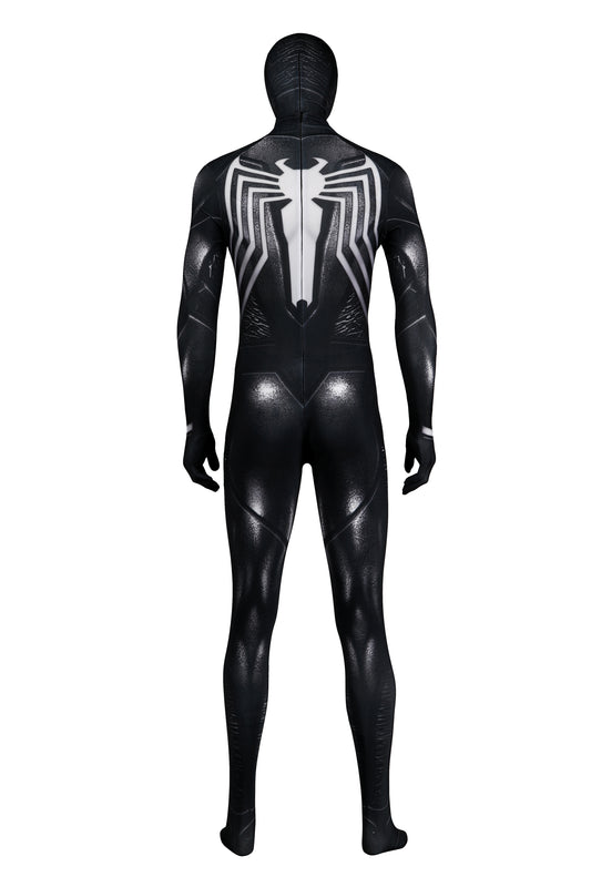 Cosplay Black Spider Suit,Wearable Movie Prop Replica 3D Rubber Web Movie Prop Replica(wearable)