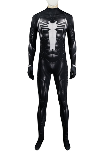 Cosplay Black Spider Suit,Wearable Movie Prop Replica 3D Rubber Web Movie Prop Replica(wearable)
