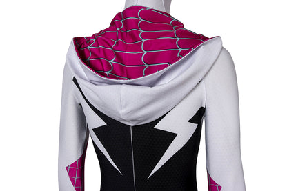 Spider-Gwen Suit Cosplay 3D Rubber Web Movie Prop Replica(wearable)