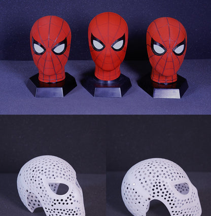 Black & Red Classic Spider Mask Cosplay Costume Wearable Movie Prop Replica