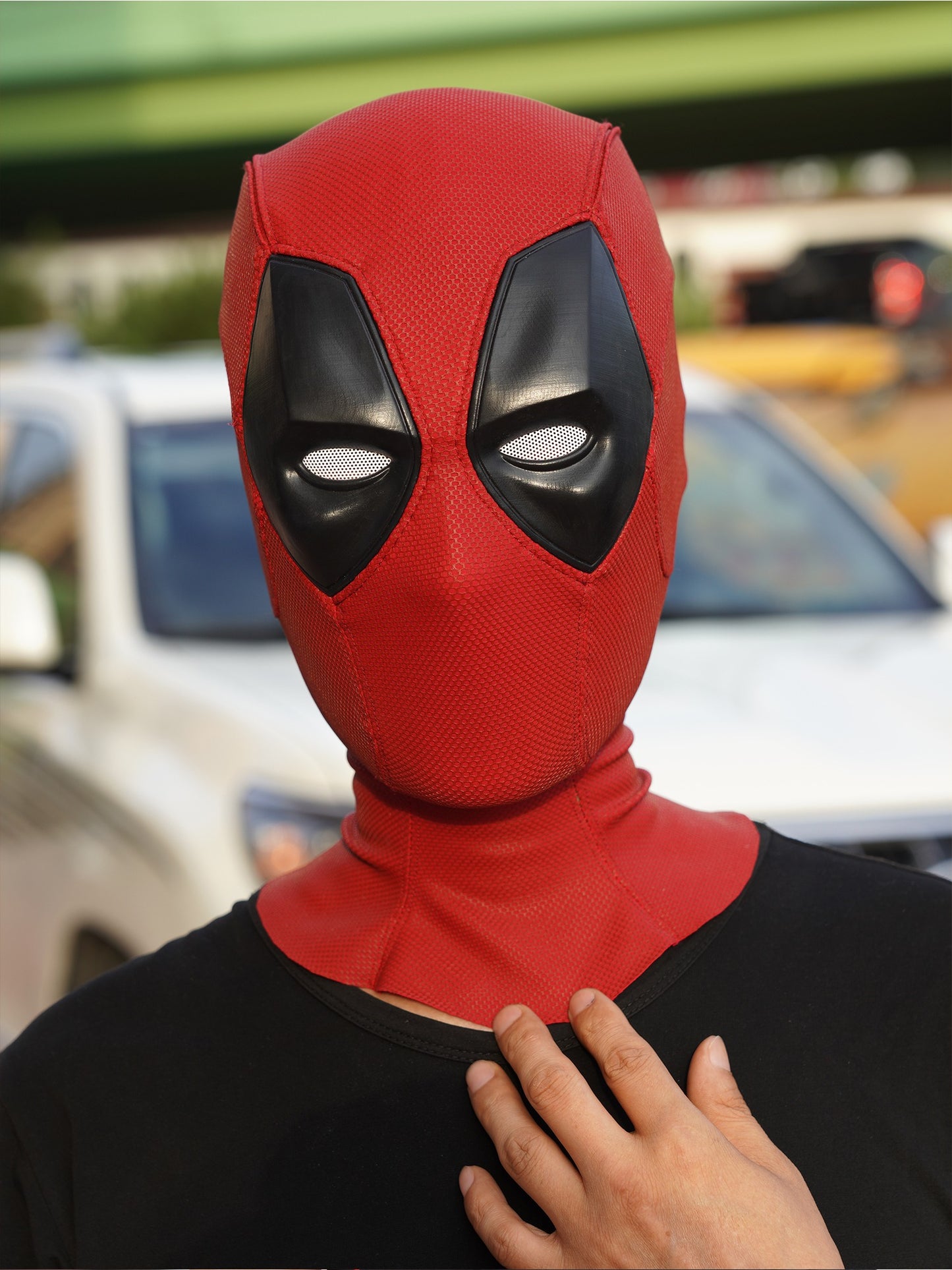 Deadpool 3 Mask Cosplay Costume Wearable Movie Prop Replica