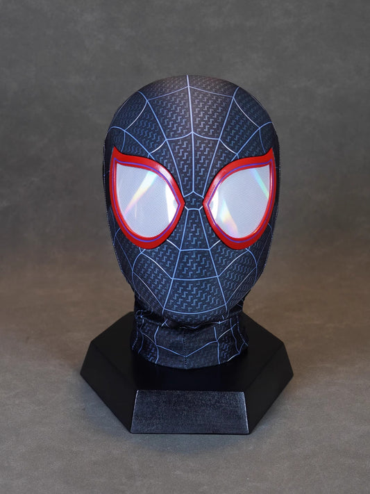 Onyx Black Spider Mask Cosplay Costume Wearable Movie Prop Replica