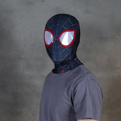 Onyx Black Spider Mask Cosplay Costume Wearable Movie Prop Replica